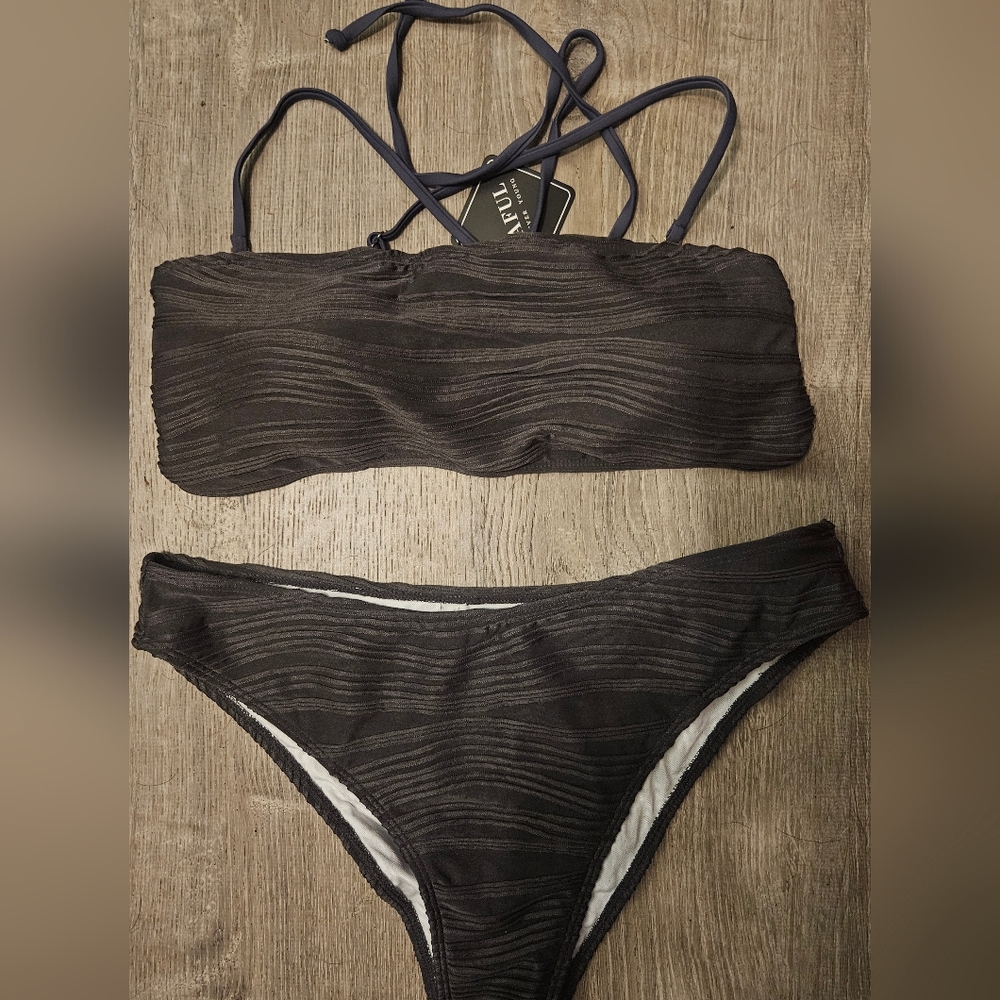 Gray 2 piece bikini